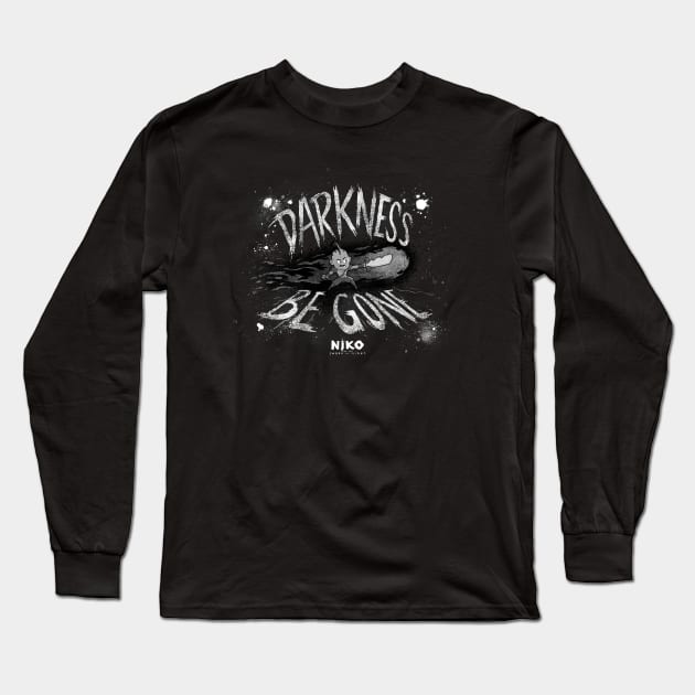 Darkness Be Gone! Long Sleeve T-Shirt by NikoAndTheSwordOfLight